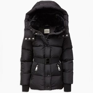 SAM. Girls Faux Fur Trimmed Puffer Jacket
